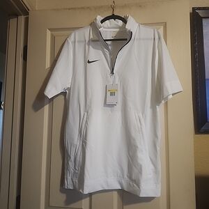 Nike Men's White Short Sleeve Polo